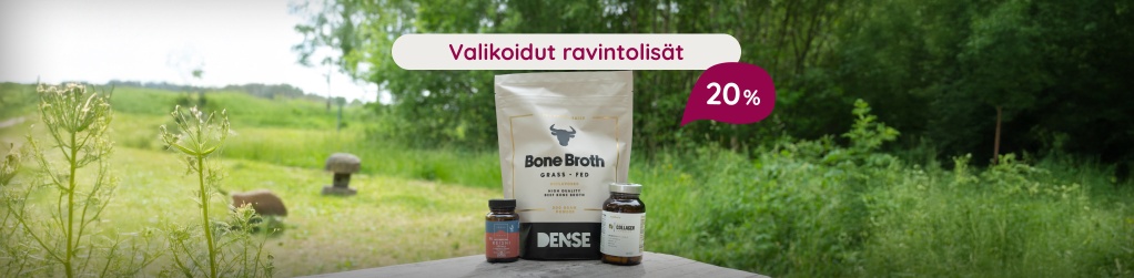 Valikoidut ravintolist terveellisempn arkeen 20 %